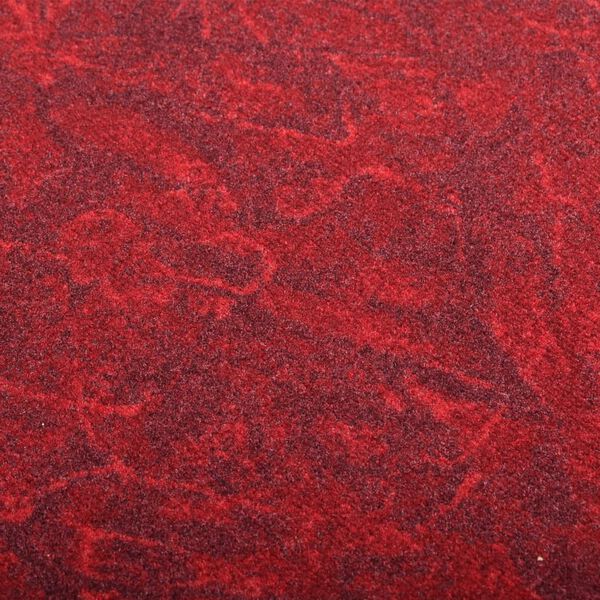 vidaXL Tapis de couloir antid&eacute;rapant Rouge 100x350 cm