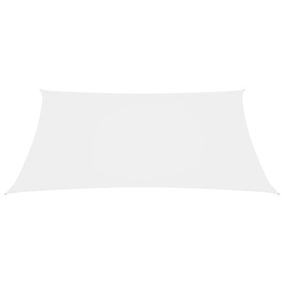 vidaXL Voile de parasol tissu oxford rectangulaire 3,5x5 m blanc