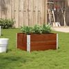 vidaXL Jardini&egrave;re marron 80x60 cm bois massif de pin