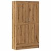vidaXL Biblioth&egrave;que ch&ecirc;ne artisanal 82,5x30,5x150 cm bois d'ing&eacute;nierie