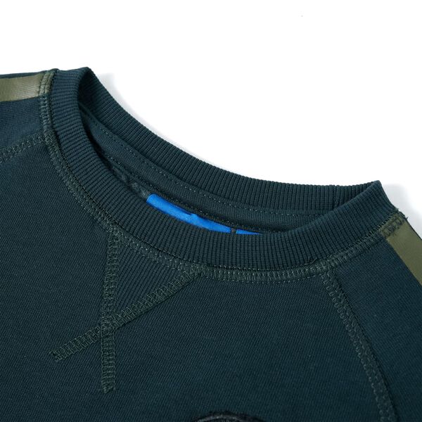 Sweat-shirt pour enfants vert mousse 116