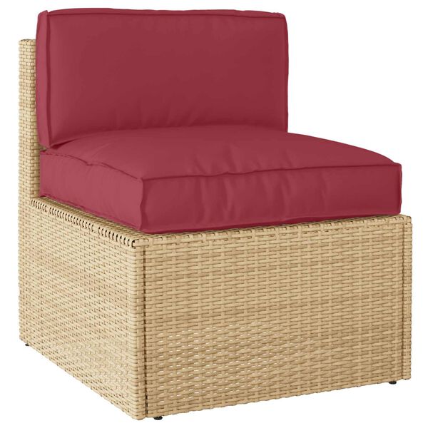 vidaXL Set de coussins de palette 2 pcs Cr&egrave;me 80 x 80 x 12 cm