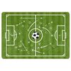 vidaXL Tapis enfant 160x230cm terrain de football antidérapant lavable