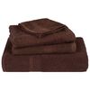 vidaXL Ensemble de serviettes FROGN 8 pcs marron 360 g/m²