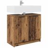 vidaXL Cabinet de salle de bain Bois Ancien 64,5 x 33,5 x 59 cm