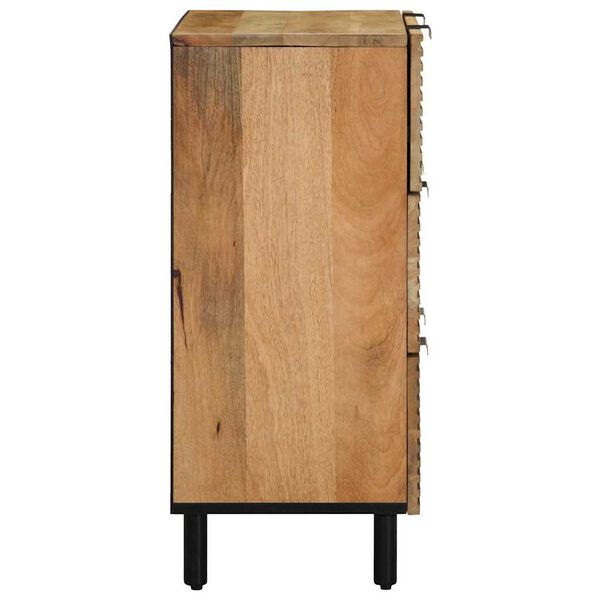 vidaXL Buffet marron 60x33x75 cm bois massif de manguier