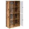 vidaXL Haut Armoire Bois Ancien 68 x 37 x 142 cm Bois d'ing&eacute;nierie