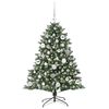 vidaXL Sapin de Noël artificiel avec 150 LED Vert 85 x 85 x 120 cm