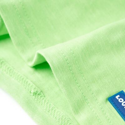 T-shirt pour enfants vert fluo 92