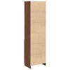 vidaXL Buffet haut ch&ecirc;ne marron 50x35x180 cm bois d'ing&eacute;nierie