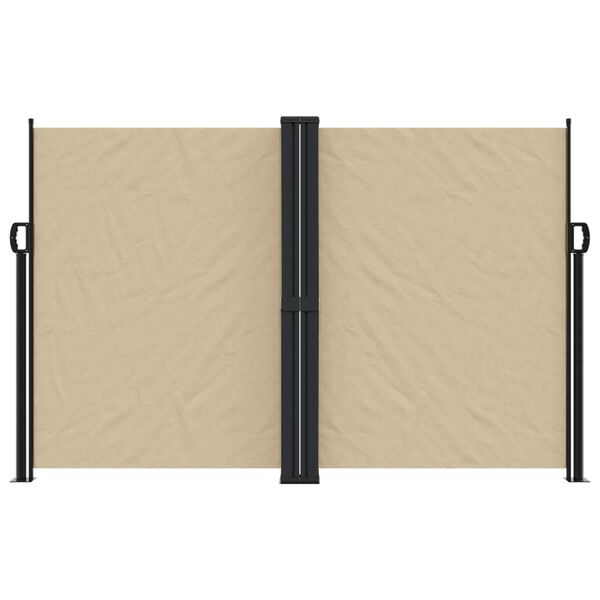 vidaXL Auvent lat&eacute;ral r&eacute;tractable beige 160x1000 cm