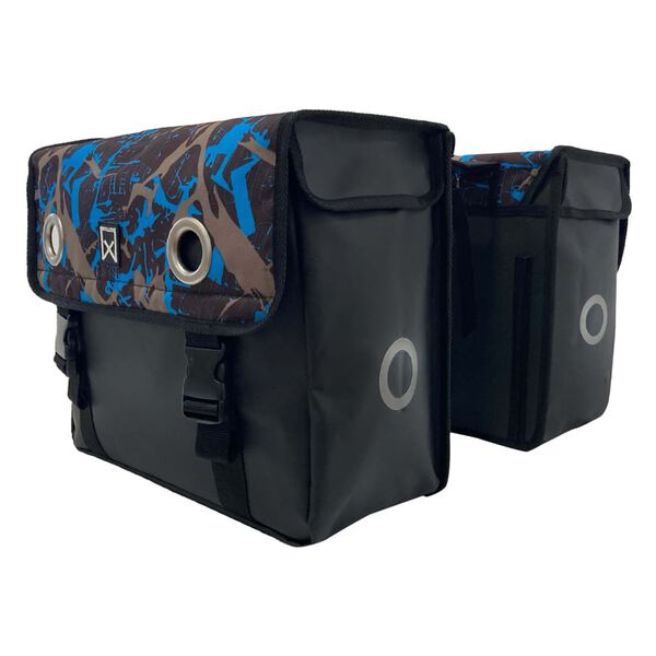 Willex Sacoches de v&eacute;lo 30 L Ice Tarpaulin bleu et noir