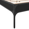 vidaXL Cadre de lit sans matelas noir 135x190 cm