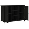 vidaXL Buffet noir 100x35x70 cm bois d'ing&eacute;nierie