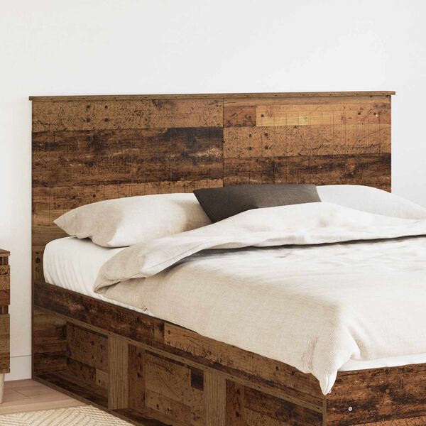vidaXL T&ecirc;te de lit Bois Ancien 150 cm Bois d'ing&eacute;nierie