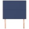 vidaXL T&ecirc;te de lit Bleu 100x5x118/128 cm Tissu