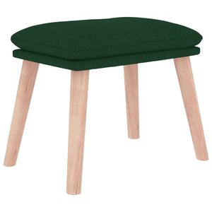 vidaXL Repose-pied Vert fonc&eacute; 45x29,5x35 cm Tissu