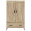 vidaXL Buffet haut Ch&ecirc;ne sonoma 70x31x115 cm Bois d'ing&eacute;nierie