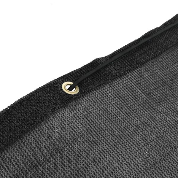 vidaXL Filet pour remorque PEHD 3 x 5 m Noir