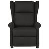 vidaXL Fauteuil de massage Noir Tissu