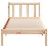 vidaXL Cadre de lit extra long sans matelas 80x210 cm bois massif pin