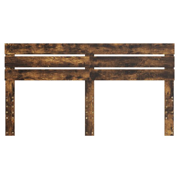 vidaXL T&ecirc;te de lit Ch&ecirc;ne fum&eacute; 200 cm Bois d'ing&eacute;nierie