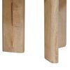 vidaXL Tables basses gigognes 2 pcs Noir Bois de mangue massif