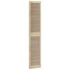 vidaXL Porte de Cabinet Naturel 201 x 39,5 cm Bois de pin massif