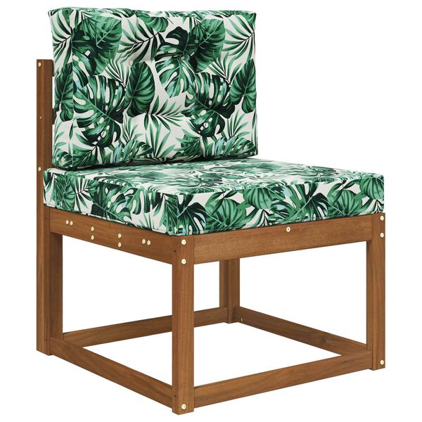 vidaXL Coussin de canap&eacute; d'ext&eacute;rieur 2 pcs Motif feuille Polyester