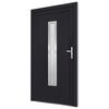 vidaXL Porte d'entr&eacute;e anthracite 98x190 cm PVC