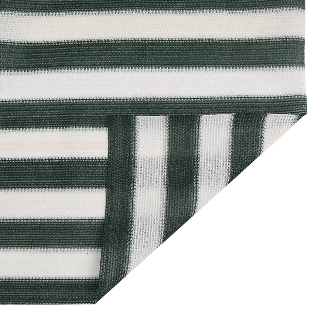 vidaXL Filet brise-vue vert et blanc 2x50 m PEHD 75 g/m²