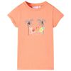 vidaXL T-shirt pour enfants p&ecirc;che 128