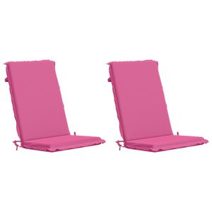 vidaXL Coussin de chaise &agrave; dossier haut GEMERT 2 pc 100 % polyester