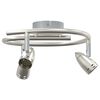 vidaXL Spot de plafond Nickel 24 x 22 x 12,5 cm m&eacute;tal