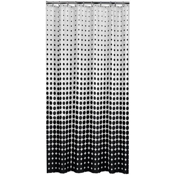 Sealskin Rideau de douche Speckles 180 cm Noir