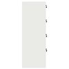 vidaXL Cabinet de Dossier avec tiroir 2 pcs Blanc 44 x 50 x 139 cm