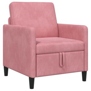 vidaXL Sofa avec rangement Rose 72 x 78 x 87 cm Polyester