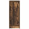 vidaXL Buffet chêne fumé 29,5x34x76 cm bois d'ingénierie