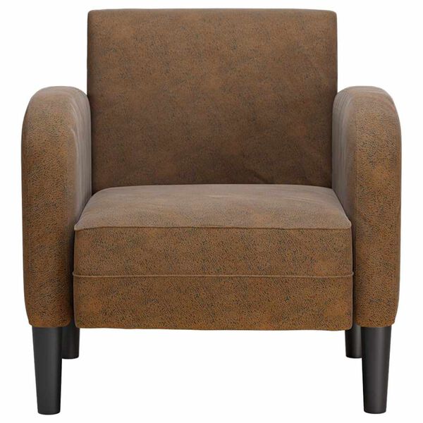 vidaXL Chaise de canap&eacute; avec accoudoirs marron 54 cm similicuir