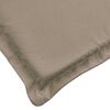 vidaXL Coussin de chaise longue taupe 180x60x4 cm tissu oxford