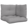 vidaXL Coussins de palette lot de 3 gris tissu