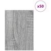 vidaXL Panneaux d&eacute;coratifs 50 pcs Gris Sonoma 21 x 30 x 0,27 cm