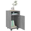 vidaXL Armoire appoint à roues Sonoma gris 33x38x60 cm