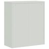 vidaXL Classeur gris clair 90x40x105 cm acier