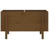 vidaXL Lit sur&eacute;lev&eacute; de jardin brun miel 101x50x57cm bois de pin massif