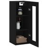 vidaXL Armoire murale noir 34,5x34x90 cm