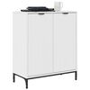 vidaXL Buffet Blanc brillant 69,5 x 33 x 82 cm Bois d'ing&eacute;nierie