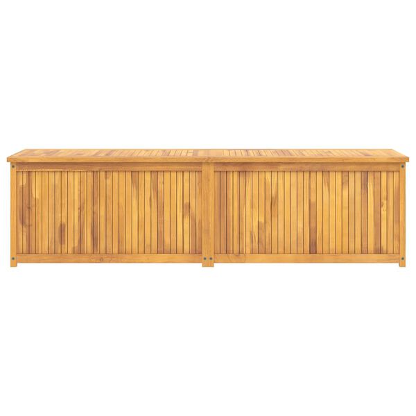 vidaXL Bo&icirc;te de jardin 200x50x55 cm Bois massif de teck