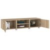 vidaXL Meuble TV Chêne sonoma 140x40x35 cm Bois d'ingénierie