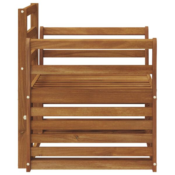 vidaXL Ensemble de canap&eacute;s d'ext&eacute;rieur Naturel 75,5 x 63 x 73 cm